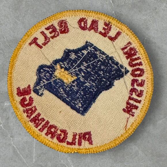 Boy Scout Pilgrimage Patch Missouri America VTG (?) Lead Belt BSA Be Prepared - Picture 2 of 3